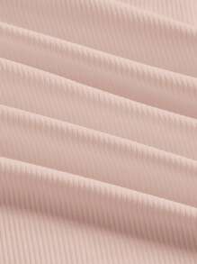 Sweetina Ren tương phản Xù Ống ngọn - Màu be - Xem 4