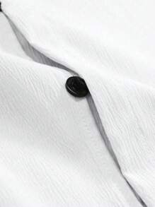 Manfinity Homme 男士純色立領長袖襯衫