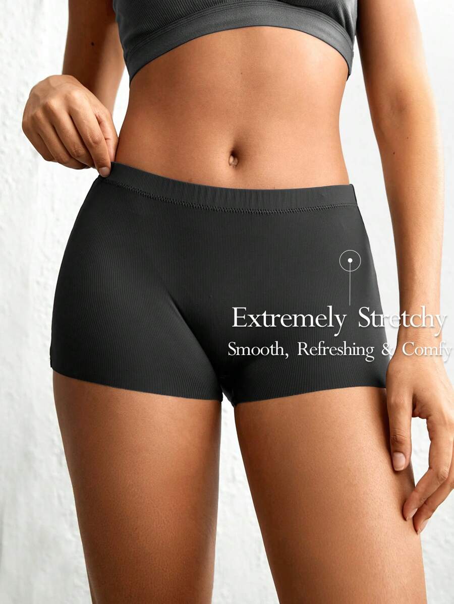 Ocili 彈性順滑 無痕 中腰男條 - 深灰 - 深灰色 - 查看 1