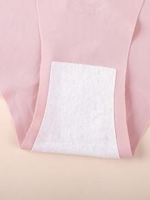 4 Piezas/pack Ropa Interior De Mujer Cómoda Sin Costuras Con Estampado De Fresa
