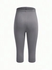 Modmama Maternity Casual Adjustable Waist Capri Leggings