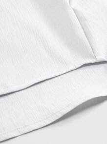 Manfinity Homme 男士純色立領長袖襯衫