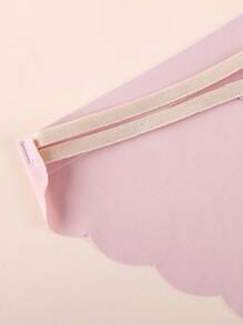 4 Piezas/pack Ropa Interior De Mujer Cómoda Sin Costuras Con Estampado De Fresa