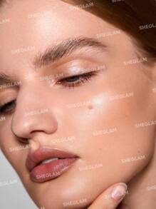 SHEGLAM Moonside Highlighter-Cosmic Stream Powder Highlighter Powder Shimmer Long Wear Brightening Non-Caking Glow Highlighter White Highlighter Brand Beauty Makeup Face Paint Cosmetic For Women Girls Perfect For Winter Spring Ideal For Y2K Fancy Fashion Suitable For Birthday Gift Party Ready Best Color - Cosmic Stream - View 2