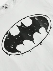 BATMAN X SHEIN Men Casual Bat Printed Tank Top For Summer