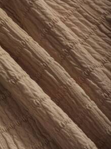 DAZY 女士时尚夏季优雅纹理露肩 T 恤长袖女上衣，秋季女装