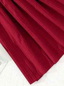 SHEIN Teen Girl Waist-Binding Beautiful And Fresh Fashion Long Dress