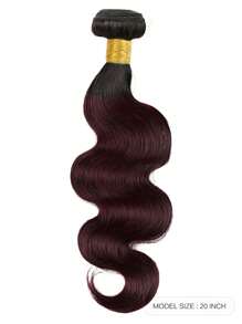 1pc Ombre 99J Bundles Body Wave Human Hair Bundles Unprocessed Virgin Hair Extension Double Weft Hair Weave Suit Daily Use for Women