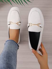 2025 Autumn Women's Casual Round Toe Flat Shoes - Beige - View 6