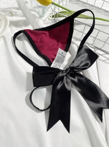 3pcs Bow Knot Design Sexy T-Back Panties - Multicolor - View 7