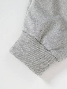 SHEIN Playful Pals 3入組青少年休閒草字印花運動褲,春季/夏季款 - 彩色 - 查看 6