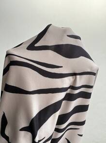 Chiquease 印花开衩下摆无袖露背夏季休闲连衣裙长款女装 - 彩色 - 查看 10