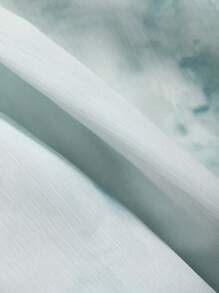 DAZY Ink Wash Ruched Waist Puff Sleeve Dress,Ruffle,Fall Dress Long Sleeve Dress