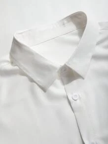 Manfinity RSRT Men's Palm Tree Print Short Sleeve Shirt And Shorts Set, Men Tropical Vacation 2 Piece Set, Resort Wear, Men Beach Outfit Set, Cozy Outfits - Multicolor - View 6