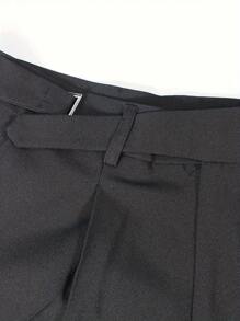 Men's Summer Light-Colored Casual Pants With Refreshing Style - Black - View 4