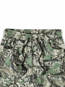 Manfinity Roghcode Men's Fashionable Daily Wear Long Pants With Pockets - Multicolor - View 5
