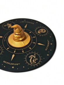 HARRY POTTER X SHEIN 1个分院帽装饰硅胶杯盖（不含杯子），礼物，返校季 - 黑色 - 查看 7