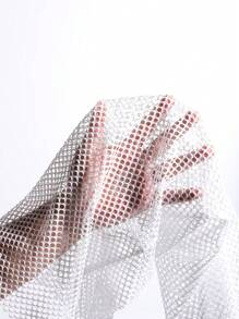 Zolique Ladies' Hollow Out Mesh Beach Pants For Summer Fall Cloth For Women - White - View 6