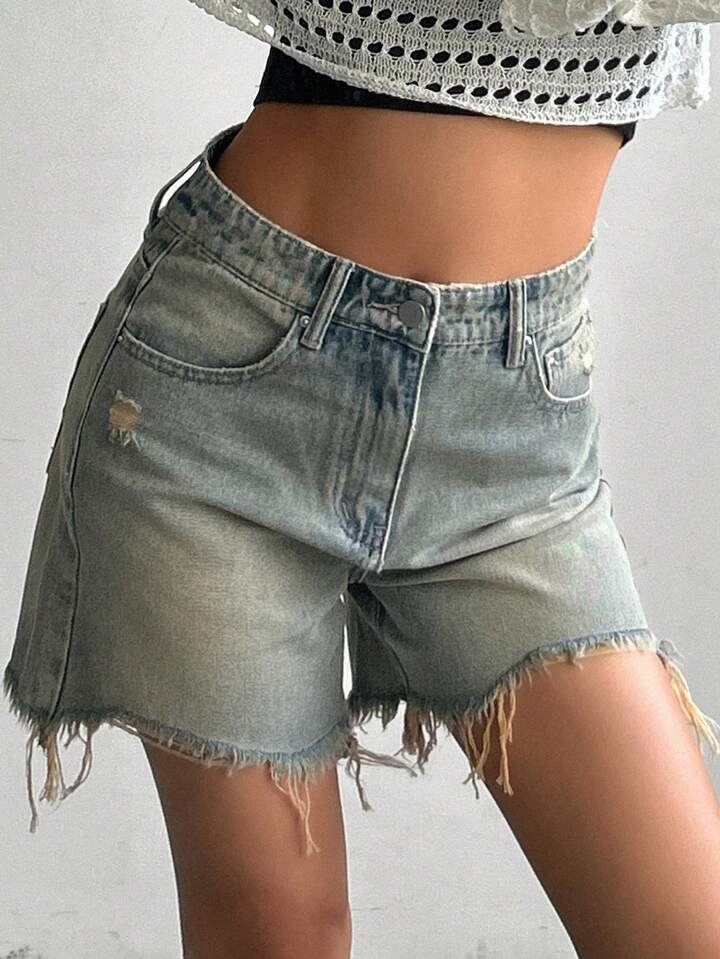 sacai x Dr. woo19ss Docklng Denim Shorts