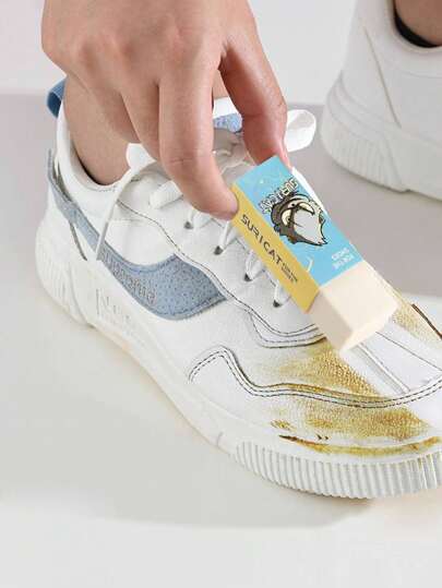 Suricat 1pc Small White Shoes Leather Shoes Decontamination First Aid Suede Flip Clean Eraser