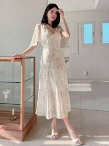 Dazy Designer Đầm nữ thanh lịch in họa tiết, đầm nữ thường ngày, đầm dạ hội, đầm maxi lễ Phục sinh. - Nhiều màu - Xem 4