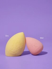 FRIENDS X SHEIN 3pcs/Set Makeup Sponge,Gifts - Multicolor - View 7