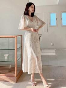 Dazy Designer Đầm nữ thanh lịch in họa tiết, đầm nữ thường ngày, đầm dạ hội, đầm maxi lễ Phục sinh. - Nhiều màu - Xem 3