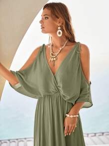 Bohemela 女士夏季蝙蝠袖長裙