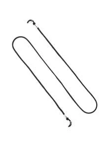 1 Pair TR90 Material Metal Spiral Leg Lightweight & Comfortable Classic Mixed Plastic Metal Decorative Glasses With Glasses Strap (Glasses Strap Included) - Black - View 6