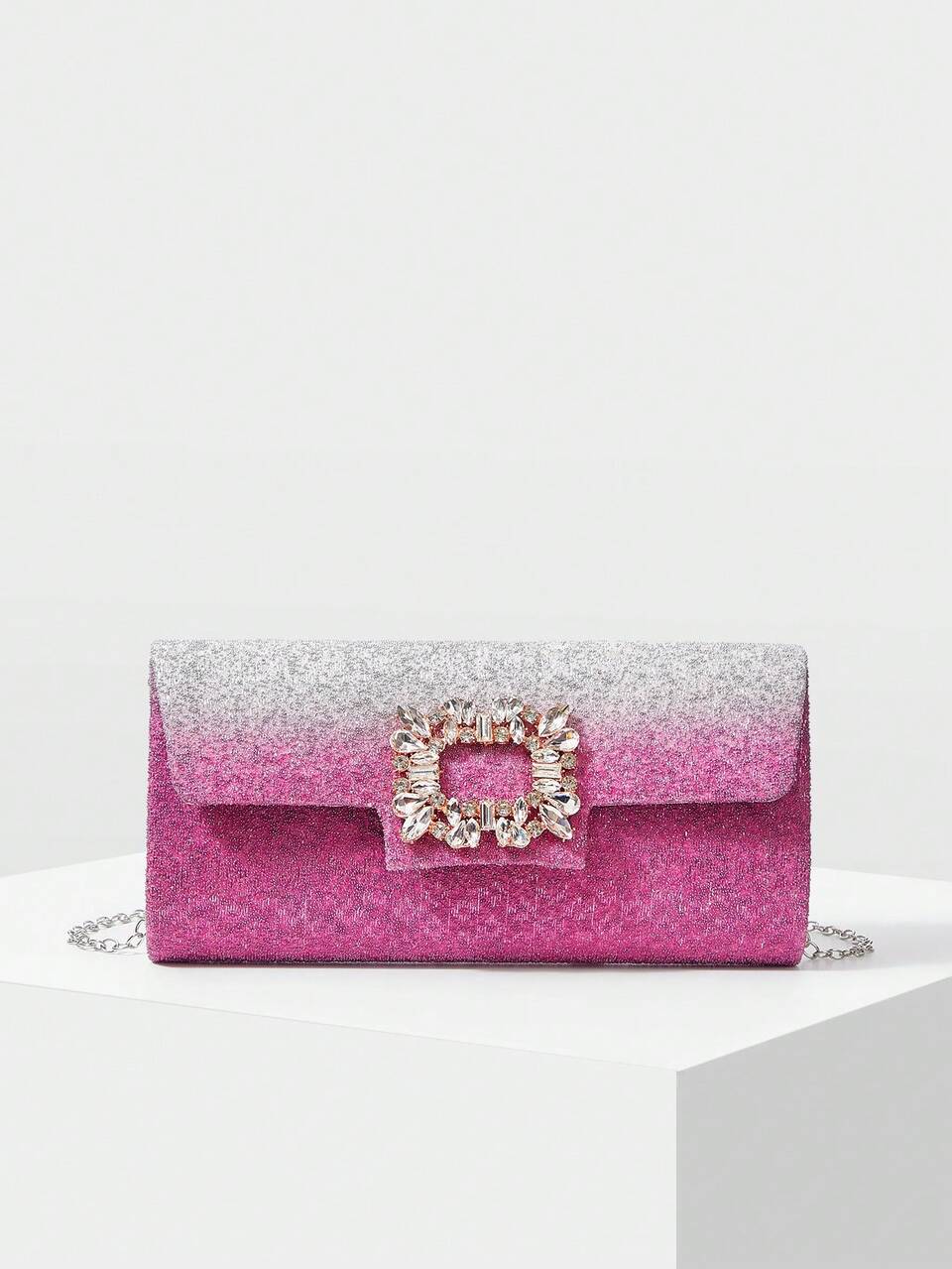 MOTF WOMEN'S RHINESTONE-STUDDED LUXURY EVENING CLUTCH