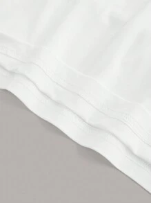 SHEIN EZwear Áo có dây đeo spaghetti màu trơn thông thường, phù hợp cho phụ nữ có kích thước lớn, mùa hè - Nhiều màu - Xem 12