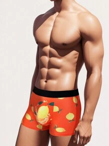 Quần short boxer in hình trái chanh cho nam - Nhiều màu - Xem 4