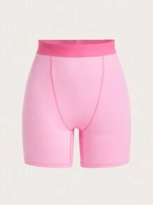 Ocili Leisure Supersoft Boyshort Panties, Blended Fabric, Silky, Matching With Any Basic Tops - Hot Pink - View 4