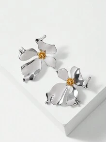SHEIN Belle Fashionable Bowknot Dangle Earrings