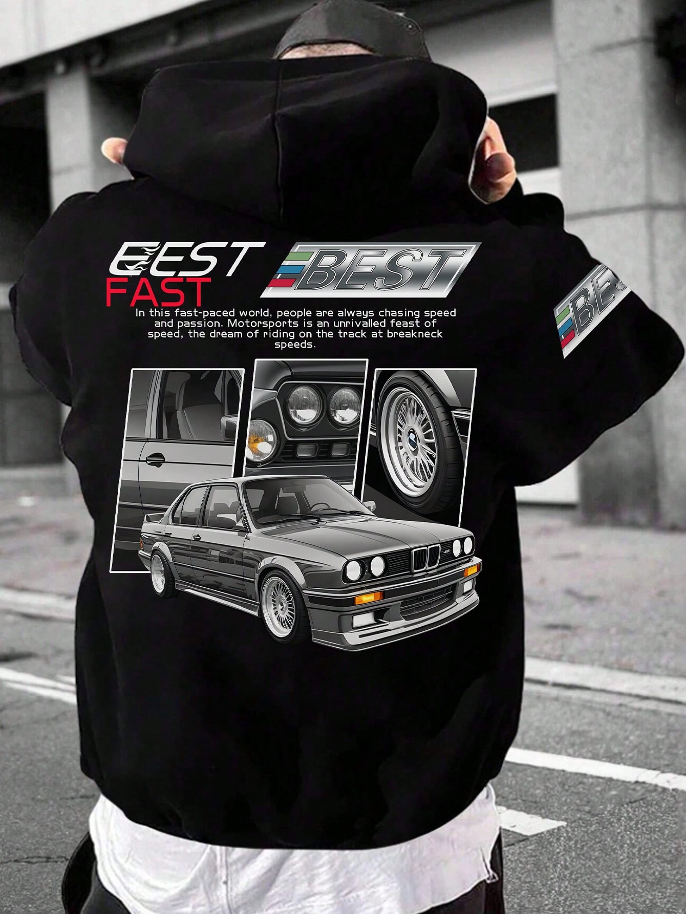 Casual oversized hoodie