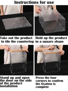 Suricat Foldable Clear Plastic Stackable Shoe Storage Box - Space-Saving Foldable Shoe Rack - Closet Organizer For Sneakers - Transparent Shoe Container With Magnetic Side Opening - Shoe Display And Storage Solution - White - View 6