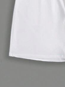 Conjunto De Camiseta E Shorts Com Estampa De Desenho Animado Para Homens No Verão