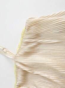 SHEIN Unity Summer Solid Color Beach Camisole Top - Yellow - View 5