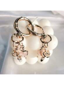 1 Miếng Hợp kim Giầy Ballet  Móc chìa khóa In Đen & Trắng , Cho Nữ Vũ công , Người yêu , Ô tô/xe hơi Vòng treo chìa khóa , Cái túi Vật rủ xuống , Nhỏ bé Qủa tặng Đối với Cặp đôi - trắng - Xem 8