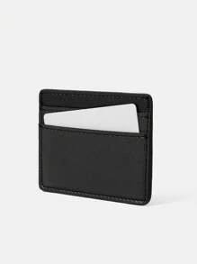 Rick and Morty X SHEIN Cartoon Printed Mini Card Holder,Vacation - Black - View 2