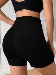 Women's Seamless High Waisted Panties - Black - View 2