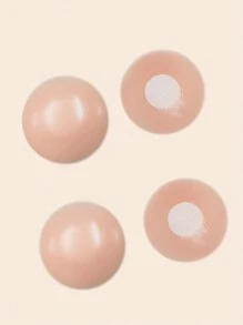 12入組 6對肉色薄款圓形矽膠乳貼,適用於女性 - 粉色 - 查看 6