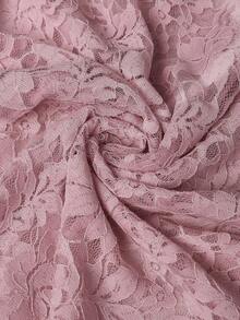 Valentine Flare Sleeve Lace Mermaid Hem Dress,Ladies' Gothic Sexy Halloween Clothing,Christmas Dress - Dusty Pink - View 4