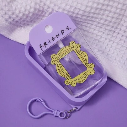 FRIENDS X SHEIN Khung ảnh màu tím, hộp đựng di động có thể nạp lại, quà tặng