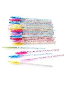 50 piezas desechable Cepillo de pestañas Set - Multicolor - Ver 4