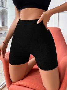 Women's Seamless High Waisted Panties - Black - View 6