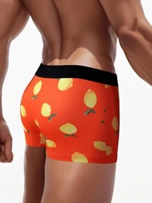 Quần short boxer in hình trái chanh cho nam - Nhiều màu - Xem 2