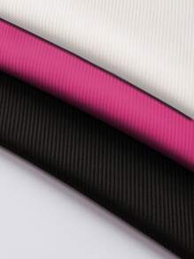 SHEIN LUNE Women's Solid Color High Waist Leggings - Multicolor - View 5