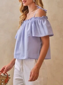 SHEIN A - Xanh và trắng - Xem 4
