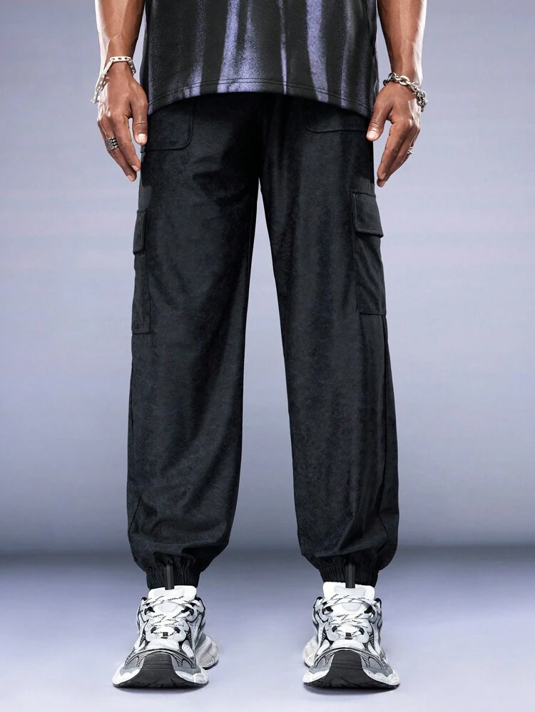 Men's Casual Tapered Cargo Pants